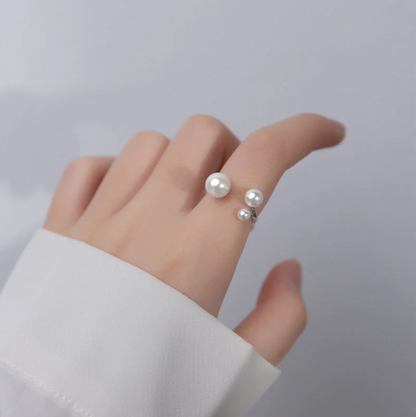 Anello con perle